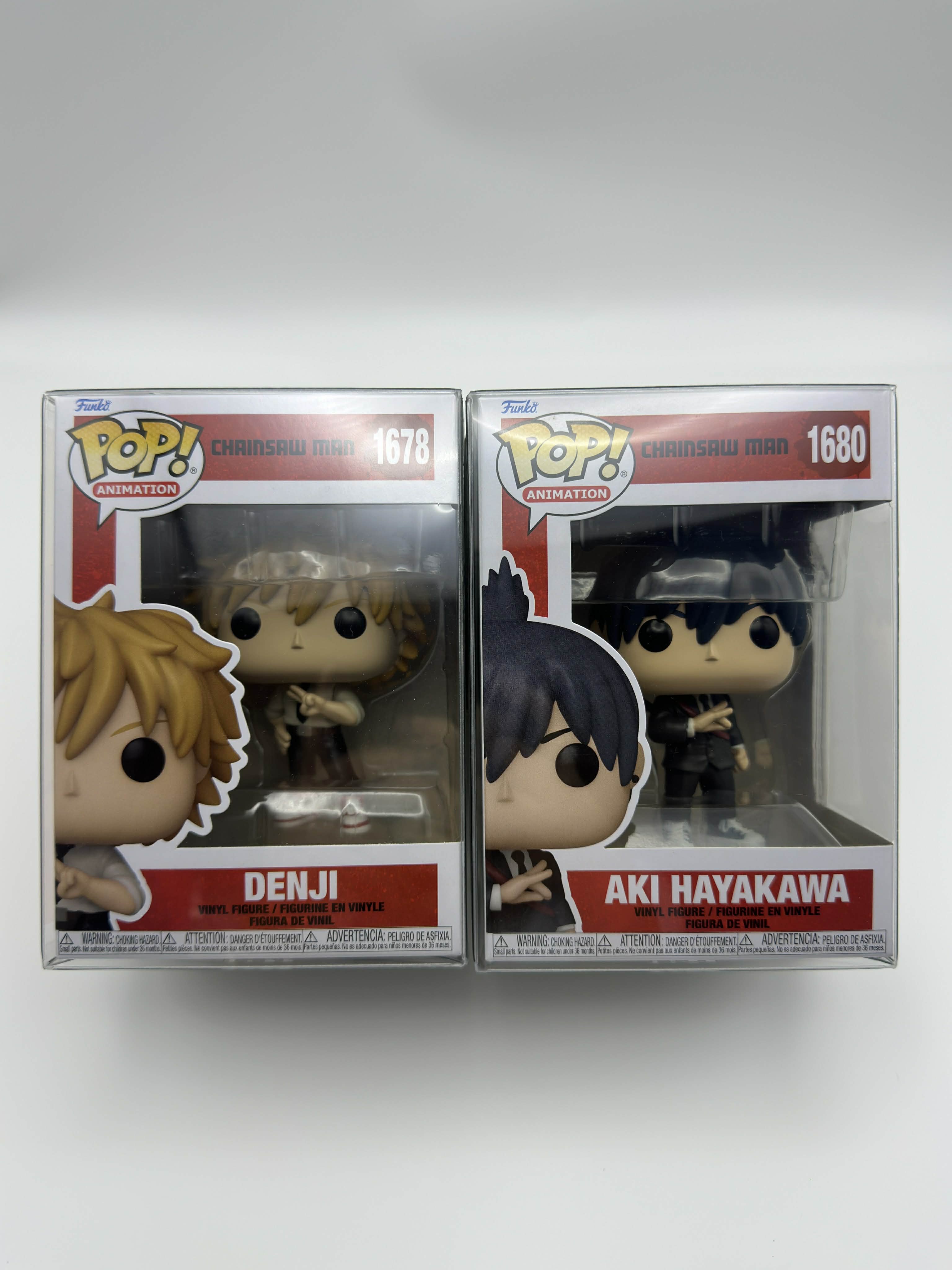 Funko Pop Chainsawman Denji and Aki Set