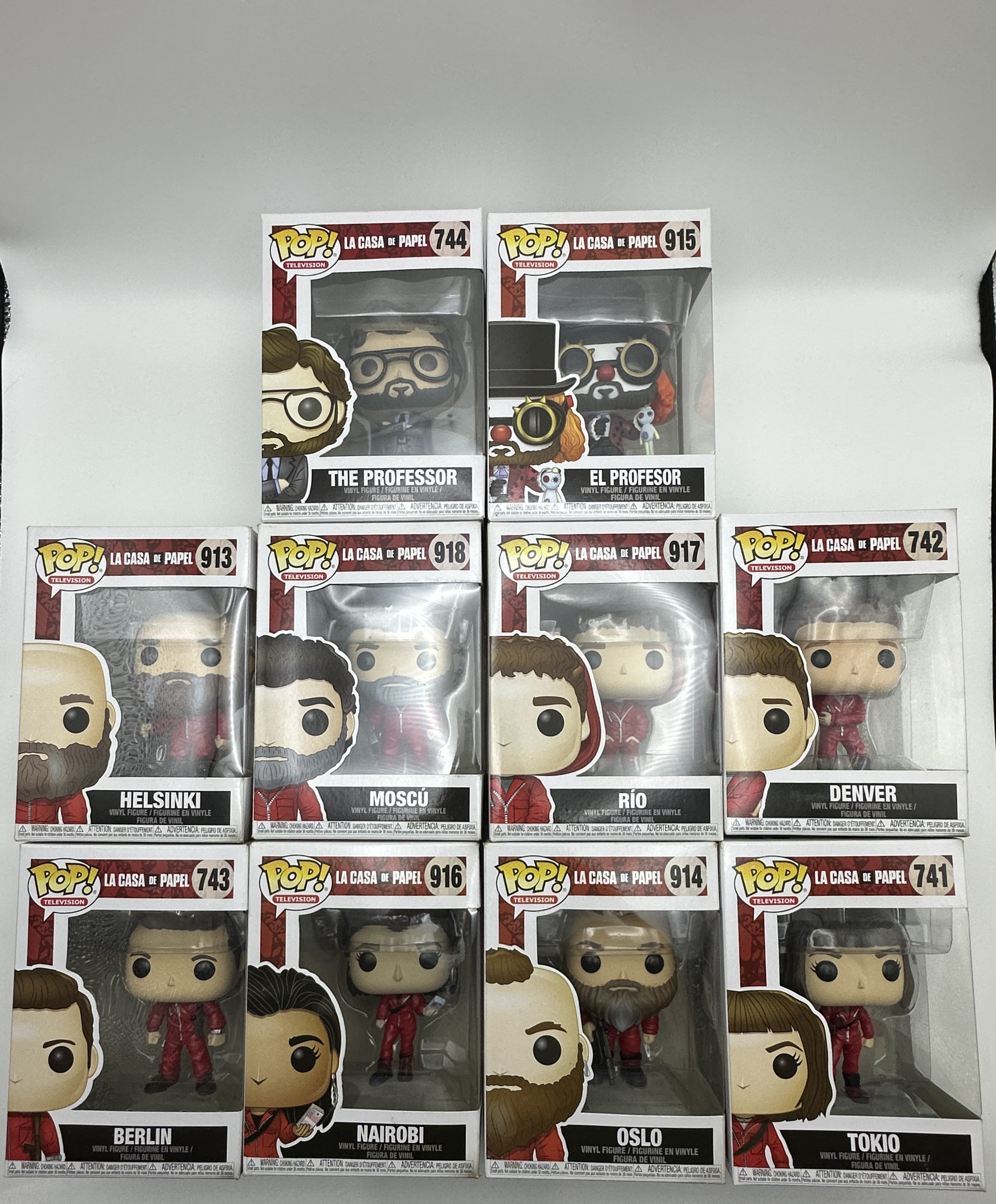 Funko Pop Money Heist Set